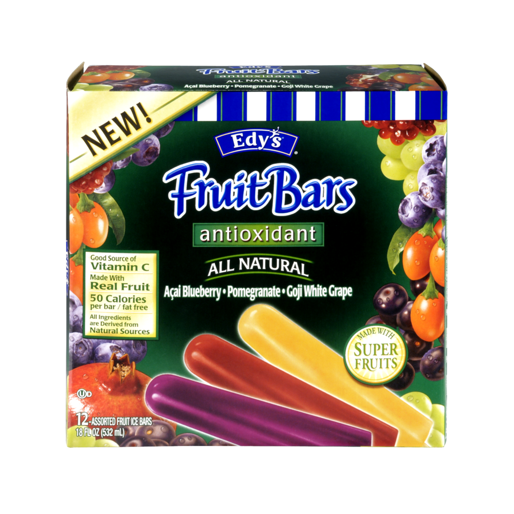 slide 1 of 1, Edy's Fruit Bars Antioxidant Assorted, 12 ct