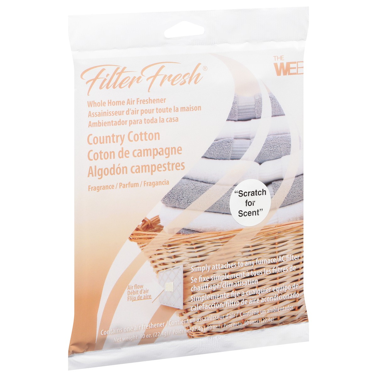 slide 4 of 9, Filter Fresh The Web Whole Home Country Cotton Air Freshener 80 oz, 80 oz