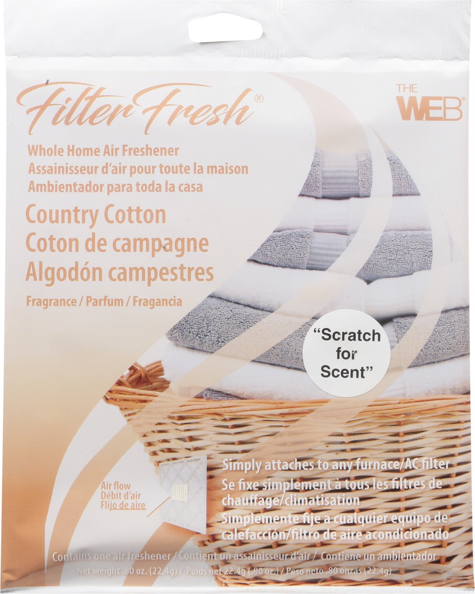 slide 8 of 9, Filter Fresh The Web Whole Home Country Cotton Air Freshener 80 oz, 80 oz