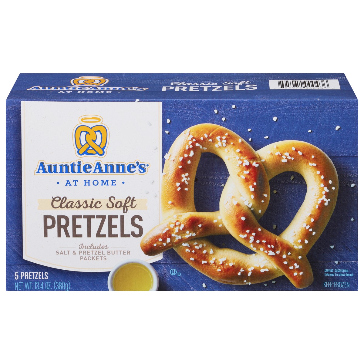 slide 1 of 9, Auntie Anne's Classic Soft Pretzels, 5 ct; 13.4 oz