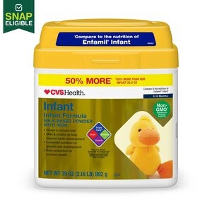 slide 1 of 1, Cvs Health Premium Infant Formula With Iron, 35 Oz, 260 oz
