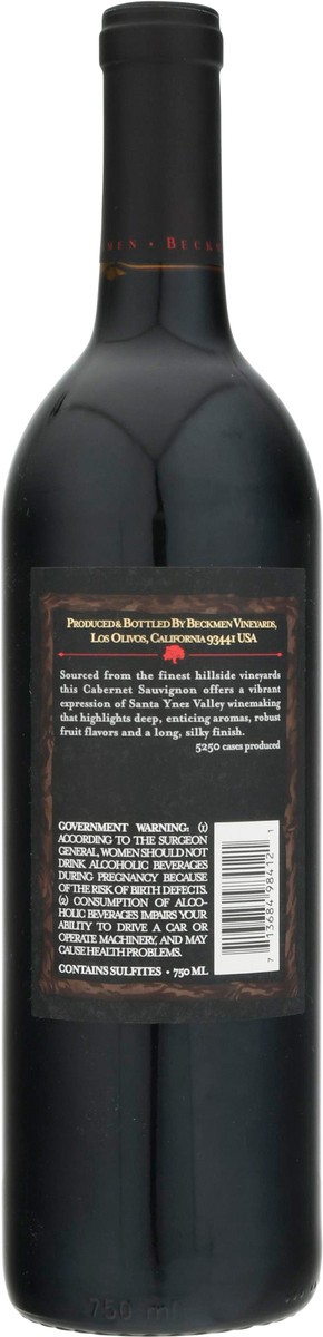 slide 3 of 11, Beckmen Vineyards Beckmen Est Cabernet, 750 ml