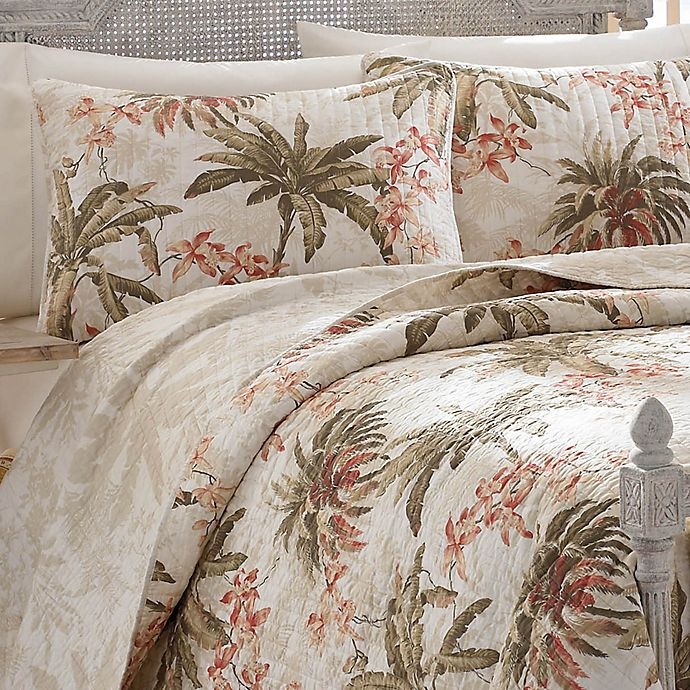 slide 2 of 3, Tommy Bahama Bonny Cove King Quilt Set - Coconut, 3 ct