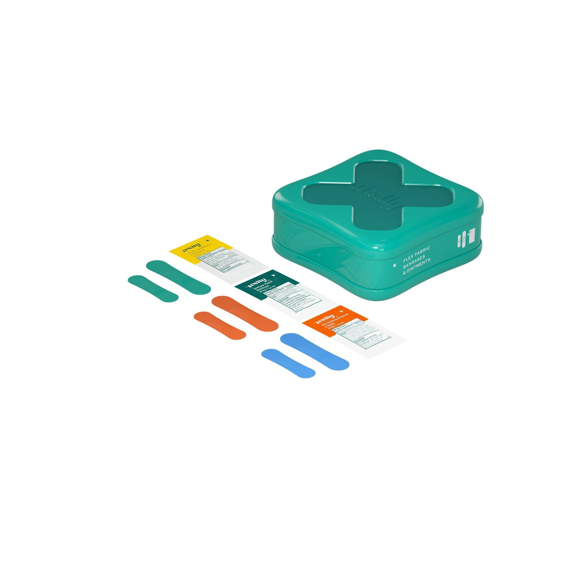 slide 14 of 15, Welly First Aid Travel Human Repair Kit 42 ea, 42 ct