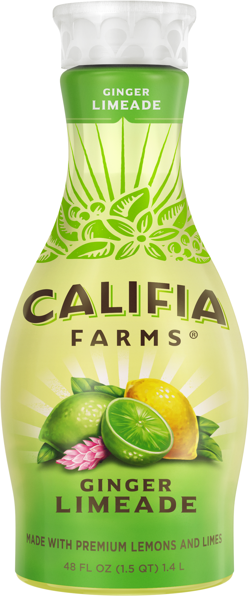 slide 1 of 5, Califia Farms Ginger Limeade Juice Drink, 48 oz