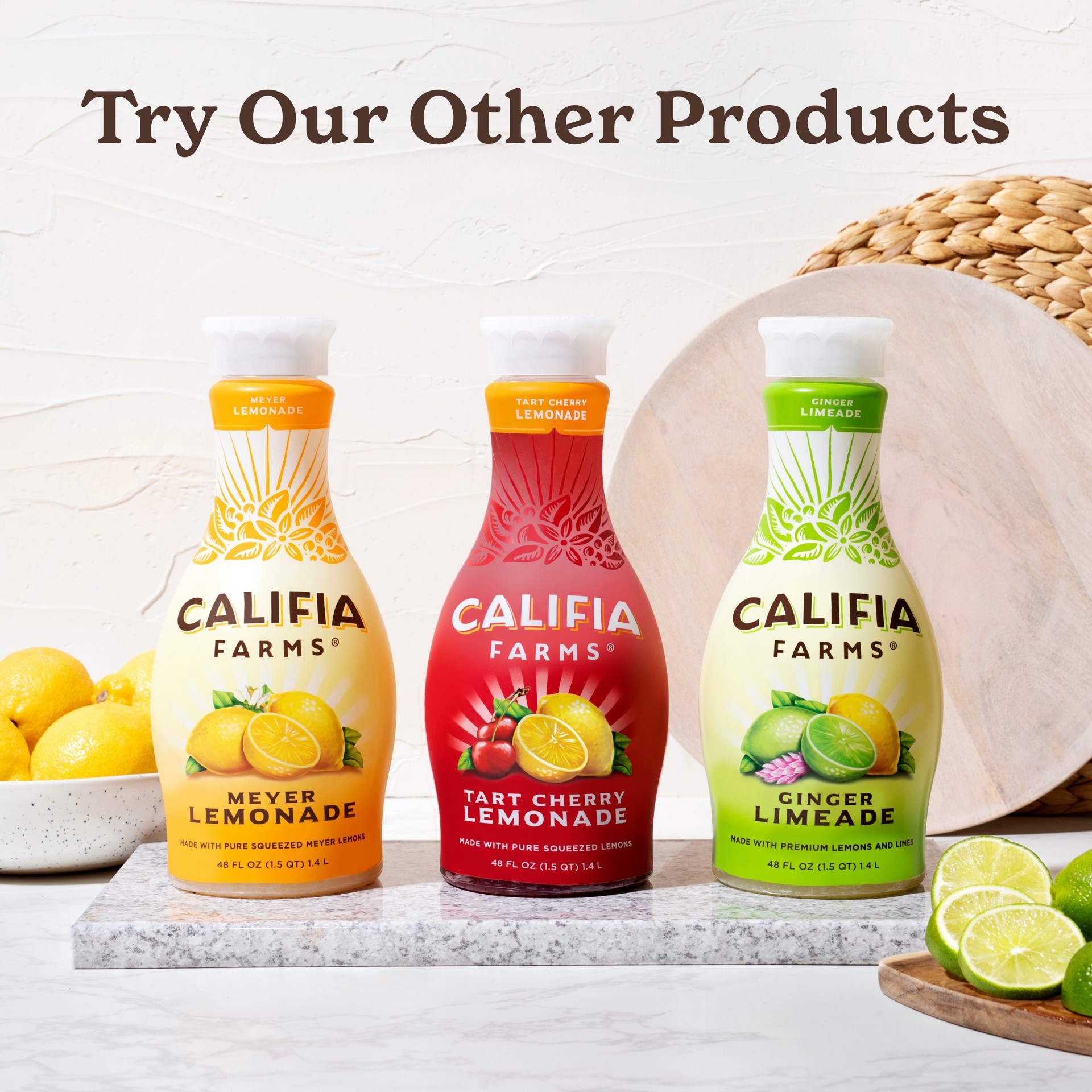 slide 4 of 5, Califia Farms Ginger Limeade Juice Drink, 48 oz