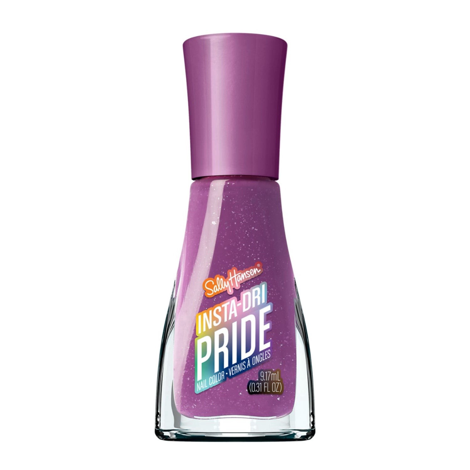 slide 1 of 1, SALLY HANSEN Sh Insta Dri Fast Dry Nail Color- Power To The Purple, 1 ct