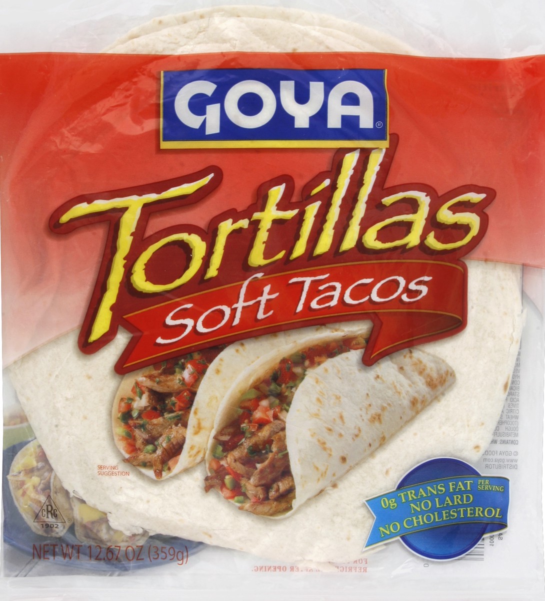 slide 5 of 5, Goya Small Flour Tortillas, 8 ct