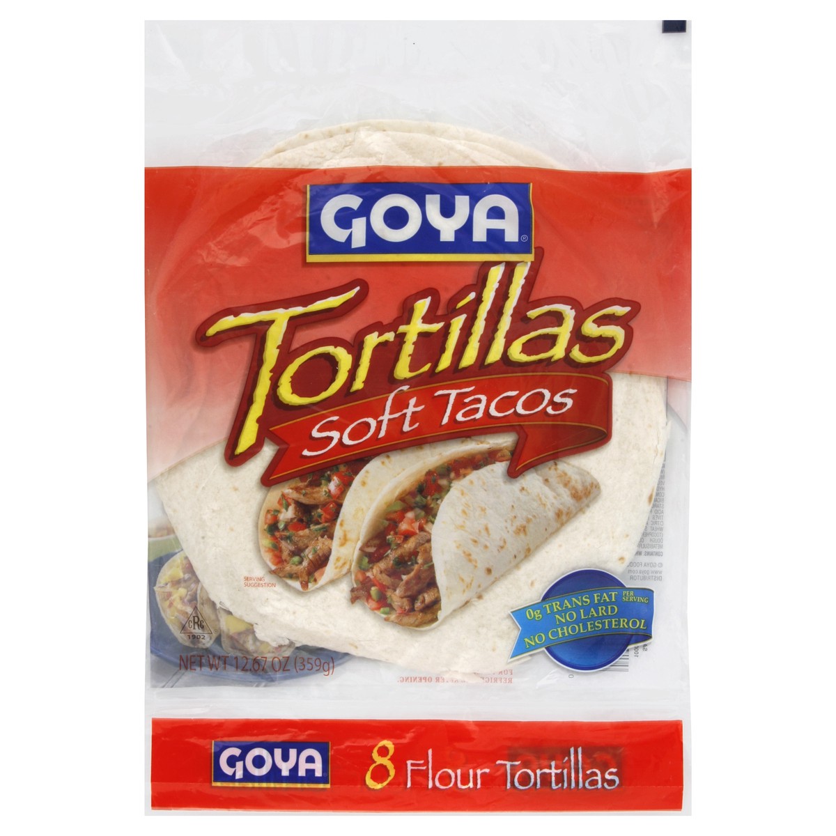 slide 2 of 5, Goya Small Flour Tortillas, 8 ct