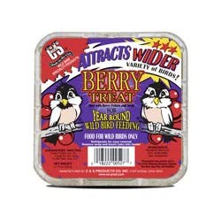 C&S Berry Treat Suet Cake For Wild Birds