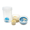 slide 2 of 5, Kolorae Fitness Shaker Cup with Pill and Powder Compartments, 18.5 oz