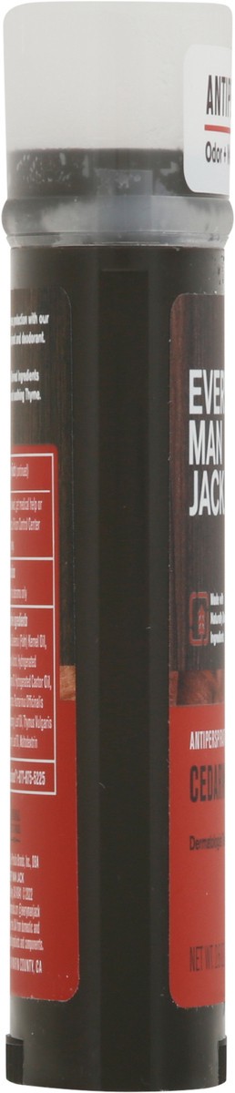 slide 8 of 9, Every Man Jack Men’s Cedarwood Antiperspirant Deodorant - Stay Fresh with Antiperspirant Men’s Deodorant - Odor Crushing, Long Lasting, Plant-Based, and No Harsh Chemicals - 2.6 oz, 2.6 oz