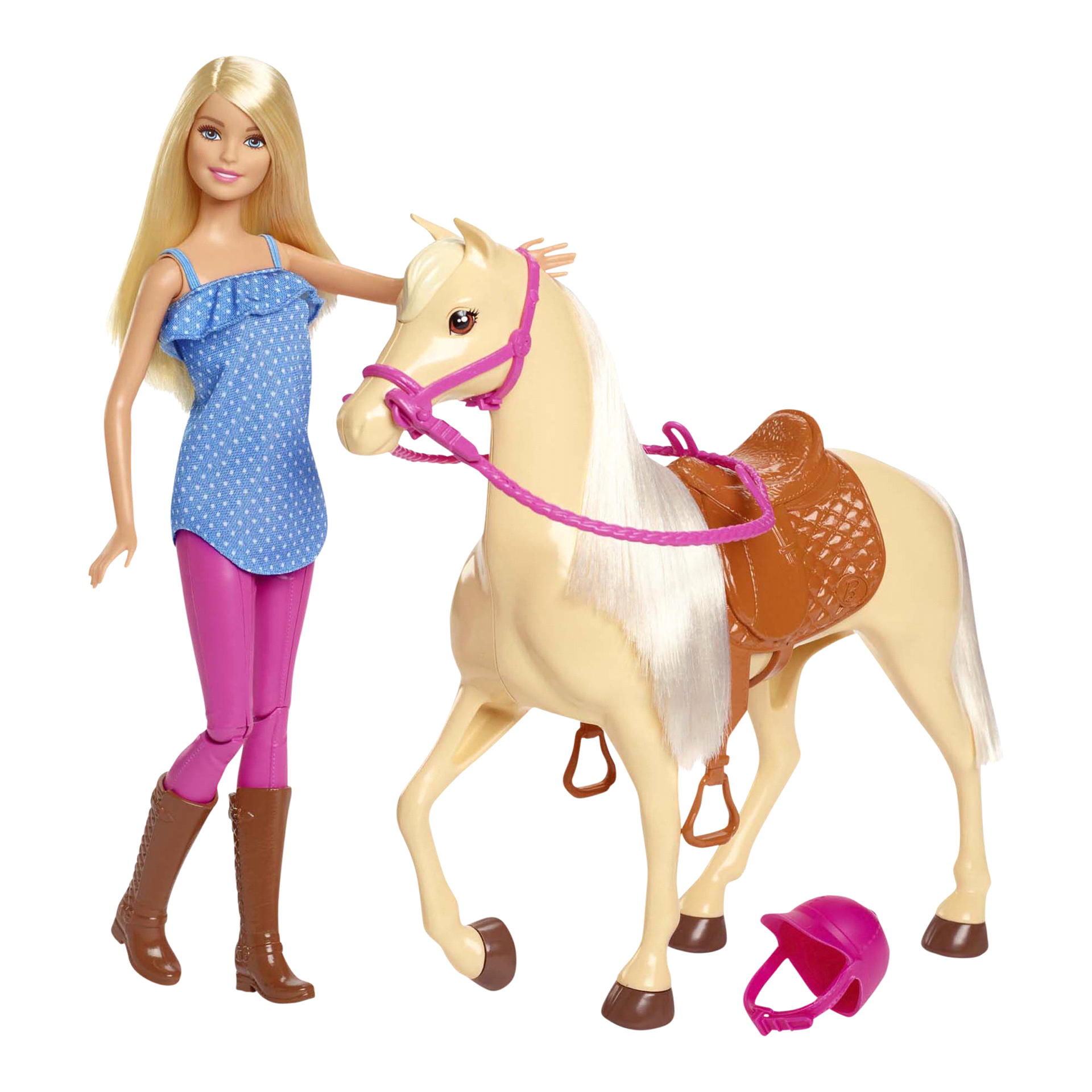 slide 13 of 17, Barbie Doll & Horse Set, 1 ct