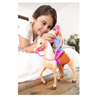 slide 7 of 17, Barbie Doll & Horse Set, 1 ct