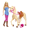 slide 10 of 17, Barbie Doll & Horse Set, 1 ct