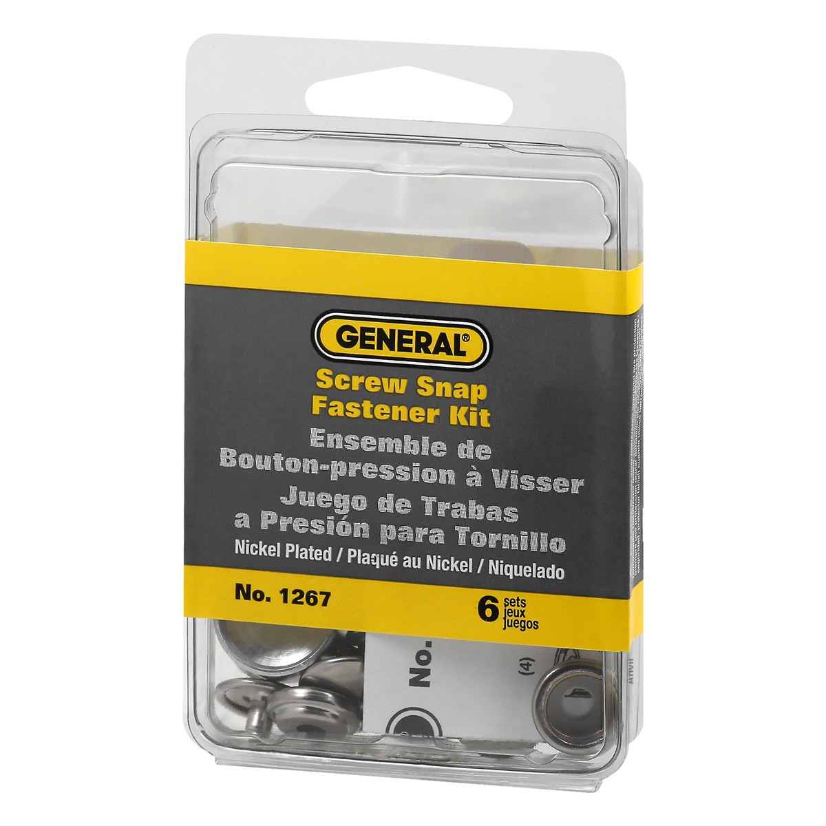 slide 3 of 8, Snap Screw Fastener Kit, 1 ct