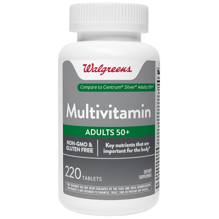 Walgreens Adults 50+ Multivitamin Tablets 220 ct Shipt
