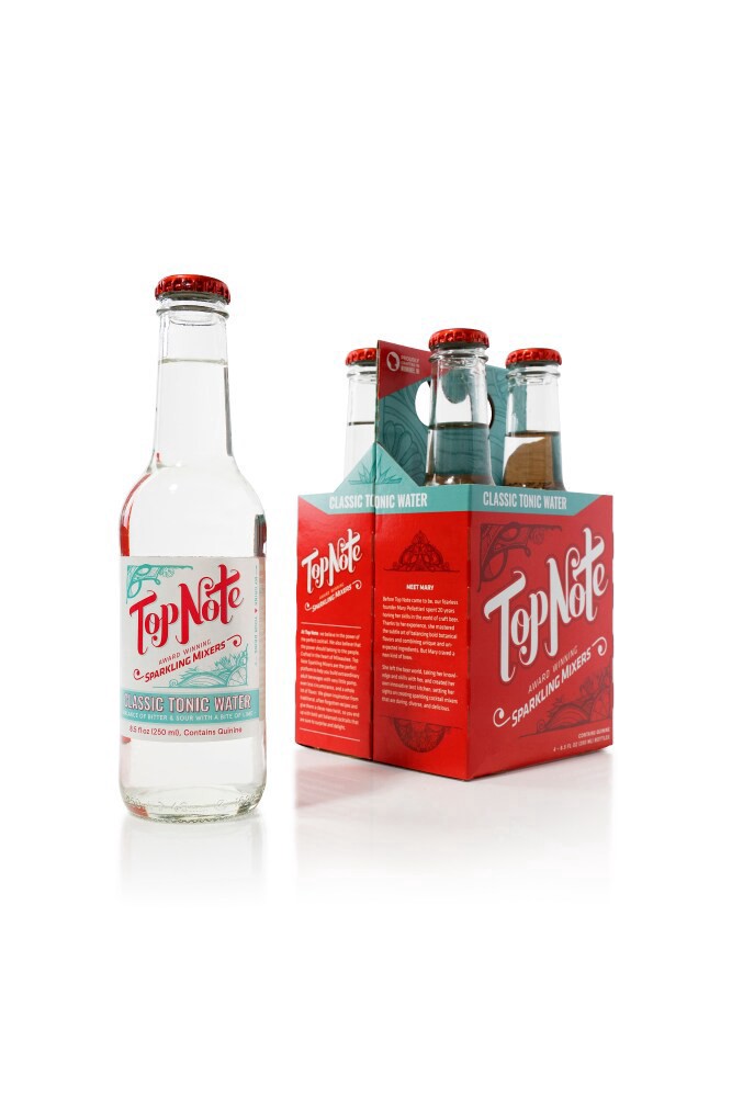 slide 2 of 2, Top Note Tonic Water 4Pk 8.5Oz Btl, 4 ct 8.5 oz; 8.5 oz