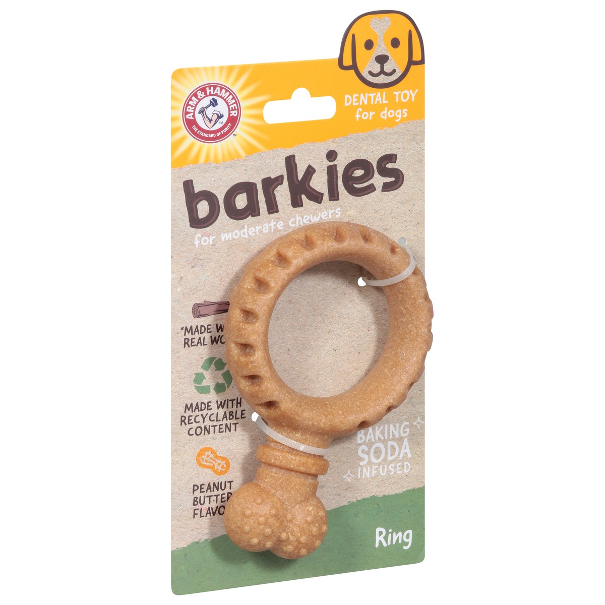 slide 2 of 12, ARM & HAMMER Barkies Ring Dental Toy 1 ea, 1 ct