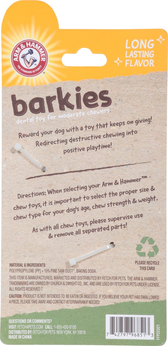 slide 4 of 12, ARM & HAMMER Barkies Ring Dental Toy 1 ea, 1 ct