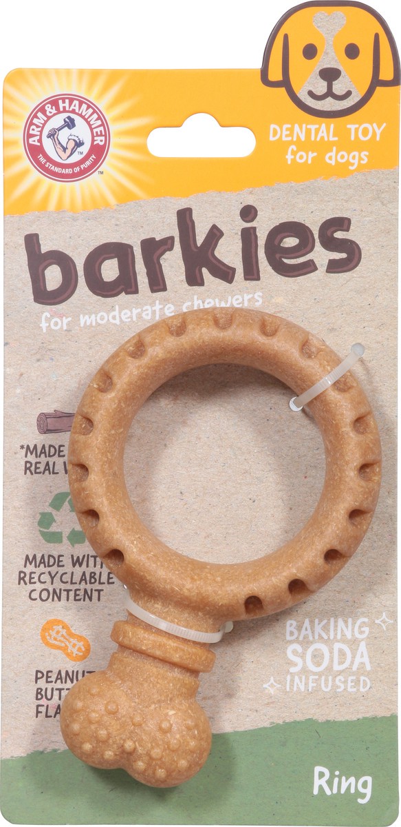 slide 10 of 12, ARM & HAMMER Barkies Ring Dental Toy 1 ea, 1 ct