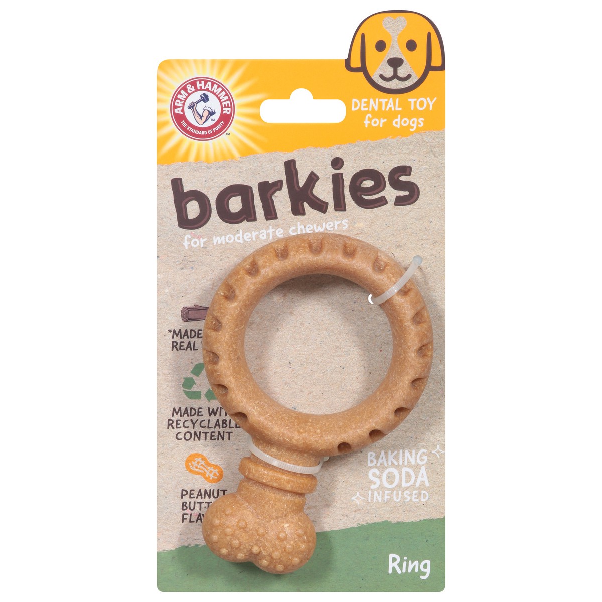slide 8 of 12, ARM & HAMMER Barkies Ring Dental Toy 1 ea, 1 ct