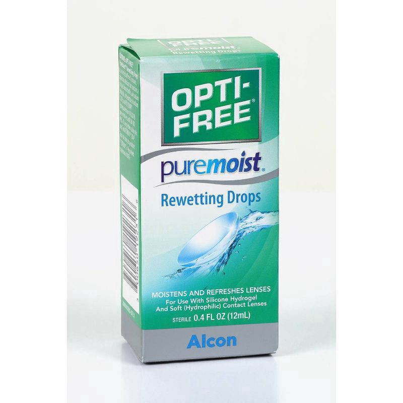 slide 4 of 4, Opti-Free PureMoist Rewetting Drops - 0.4 fl oz, 0.4 fl oz