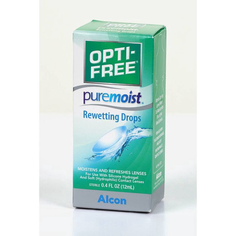 slide 2 of 4, Opti-Free PureMoist Rewetting Drops - 0.4 fl oz, 0.4 fl oz