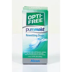 Alcon Opti-Free PureMoist Rewetting Drops - 0.4 fl oz