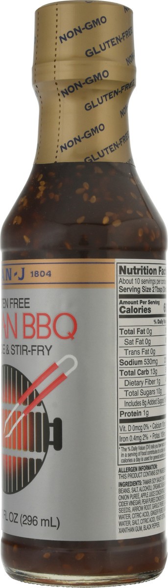 slide 8 of 12, San-J Gluten Free Korean BBQ Marinade & Stir-Fry 10 fl oz, 10 fl oz