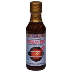 San-J Gluten Free Korean BBQ Marinade & Stir-Fry 10 fl oz