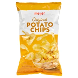 Meijer Original Potato Chips - 7.75 oz