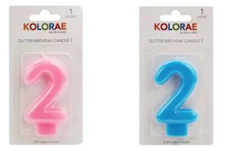 Kolorae Glitter Birthday Candle 2 - Ea