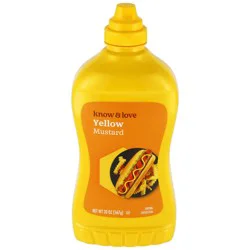 Know & Love Squeeze Mustard 20 Ounces