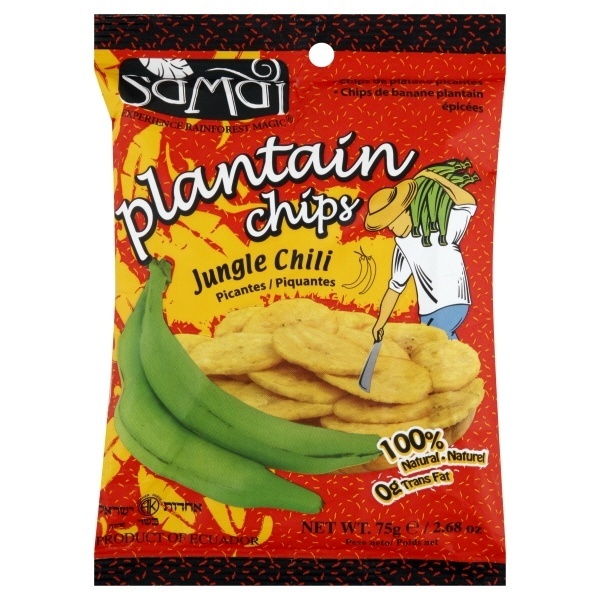 slide 1 of 1, Samai Jungle Chili Plantain Chips, 2.65 oz