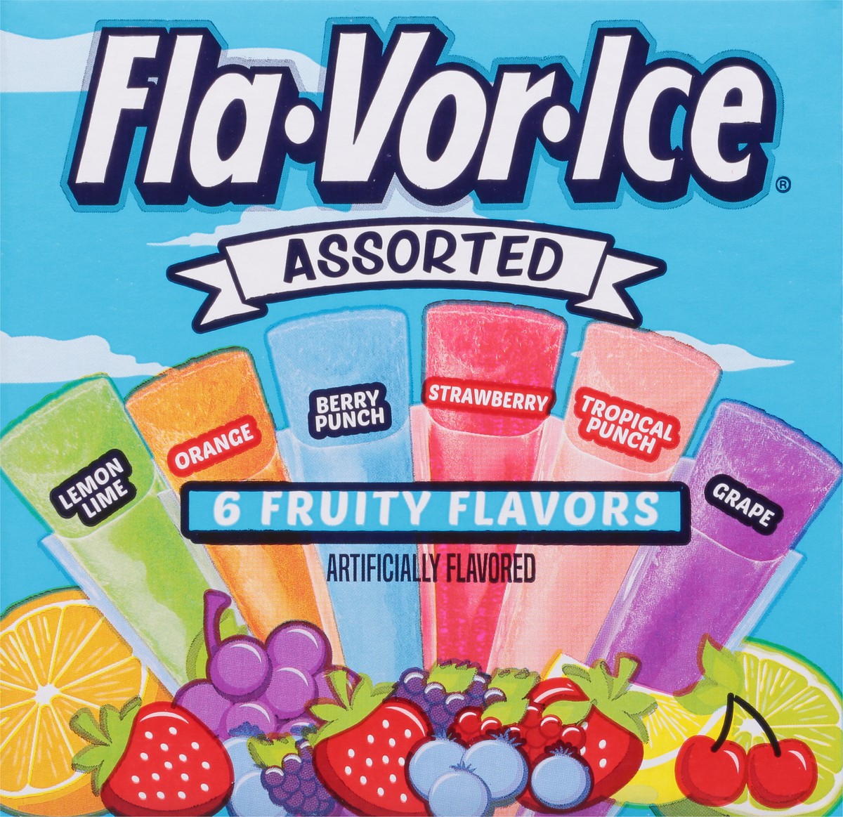slide 2 of 9, Fla-Vor-Ice Giant Assorted Ice Pops Giant 45 - 5.5 oz Pops, 45 ct
