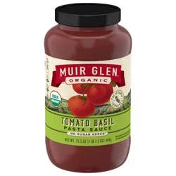 Muir Glen Tomato Basil Pasta Sauce, No Sugar Added, 23.5 oz.