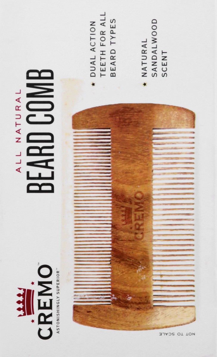 slide 3 of 9, Cremo All Natural Beard Comb 1 ea, 1 ct