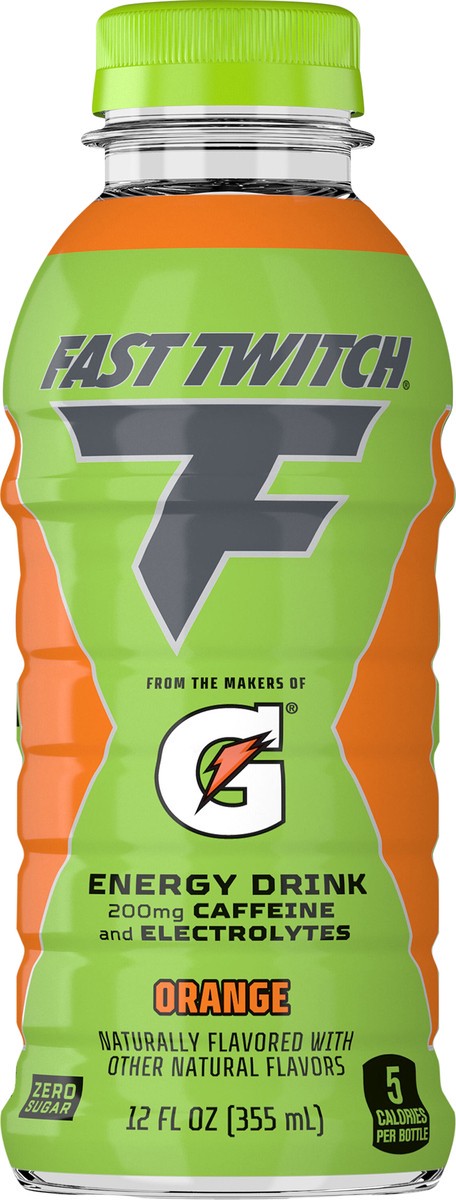 slide 4 of 4, Fast Twitch Energy Drink Orange- 12 fl oz, 12 fl oz