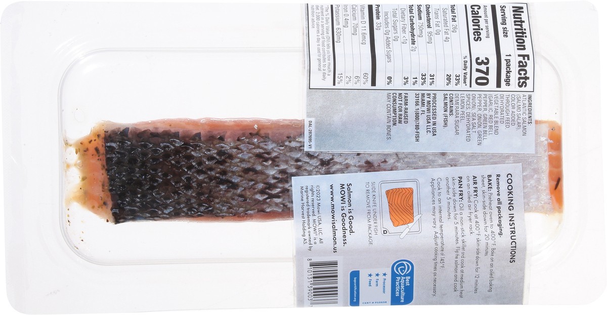 slide 13 of 14, Mowi Tuscan Herb Style Atlantic Salmon 6 oz, 6 oz