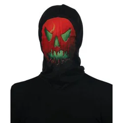 Seasons Pumpkin Mesh Face Fabric Mask - Each