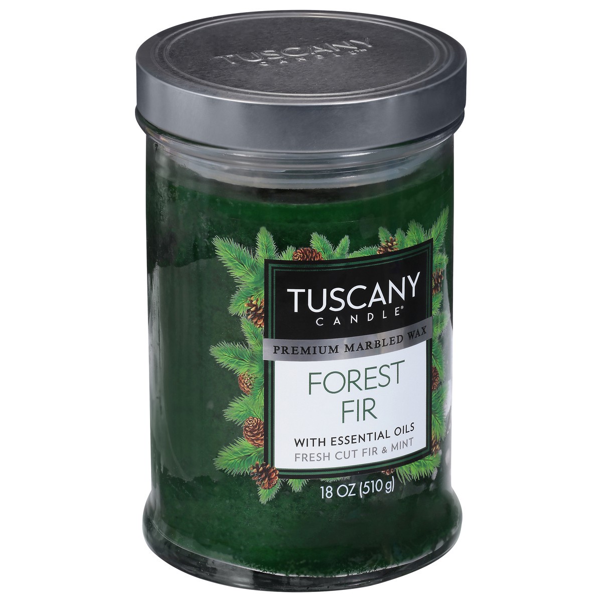 slide 3 of 9, Tuscany Candle Forest Fir Candle with Essential Oils 1 ea, 1 ct