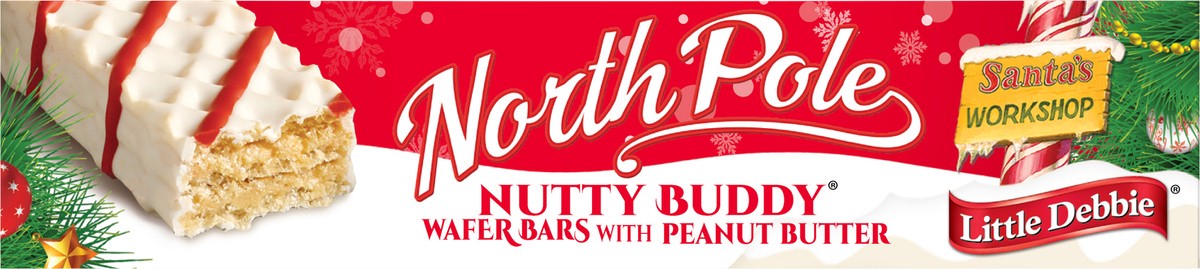 slide 11 of 12, Little Debbie North Pole Nutty Buddy Wafer Bars 10 ea Box, 10 ct