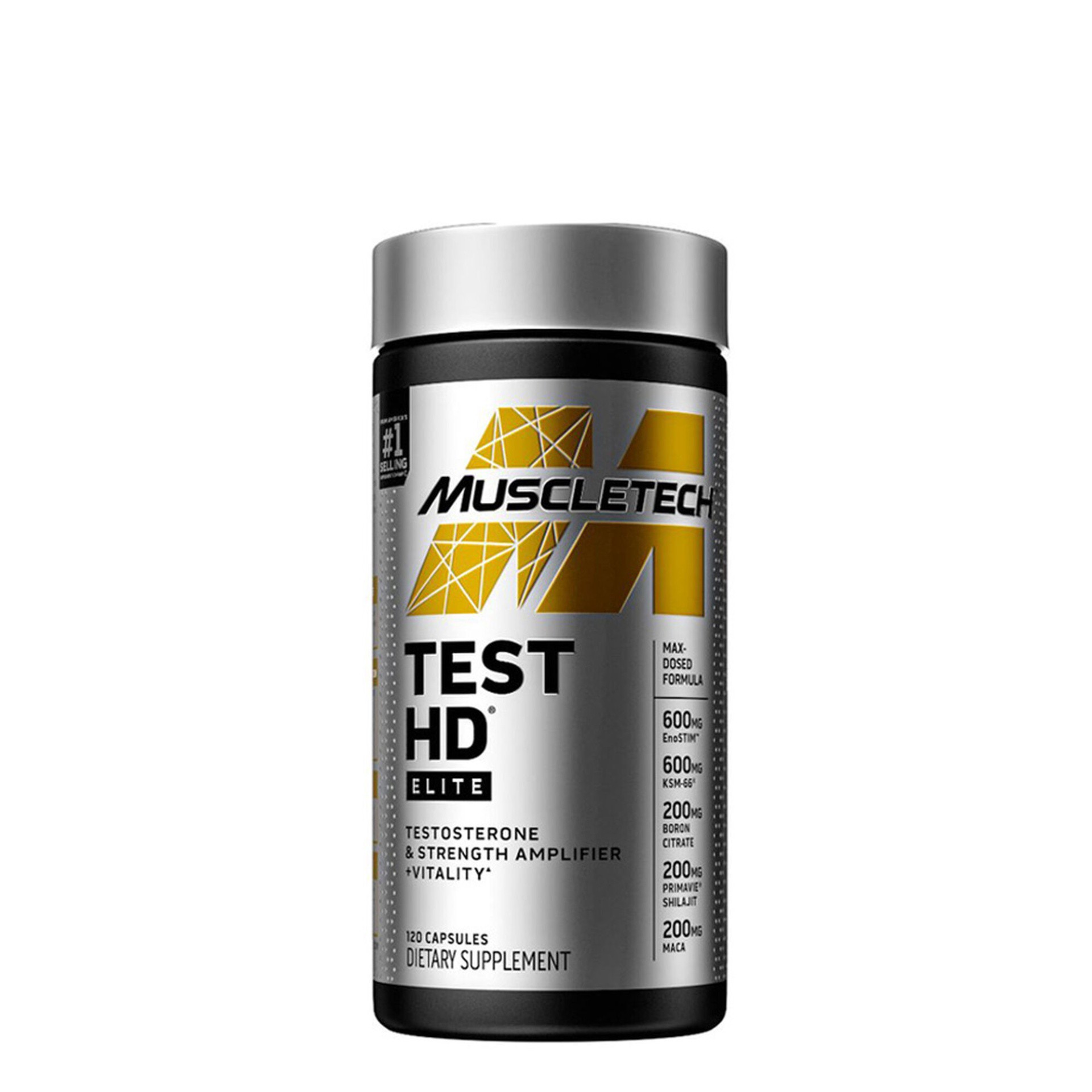 slide 1 of 1, MuscleTech Test HD Elite, 120 ct