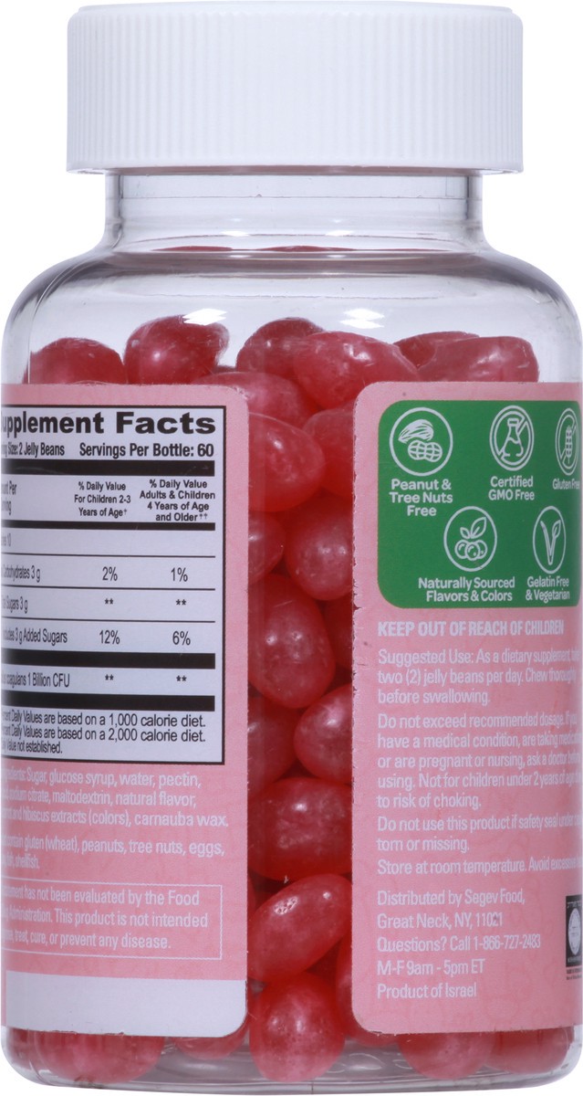 slide 3 of 9, Human Beanz Kids Probiotic Jelly Beans - Strawberry Blast, 120 ct