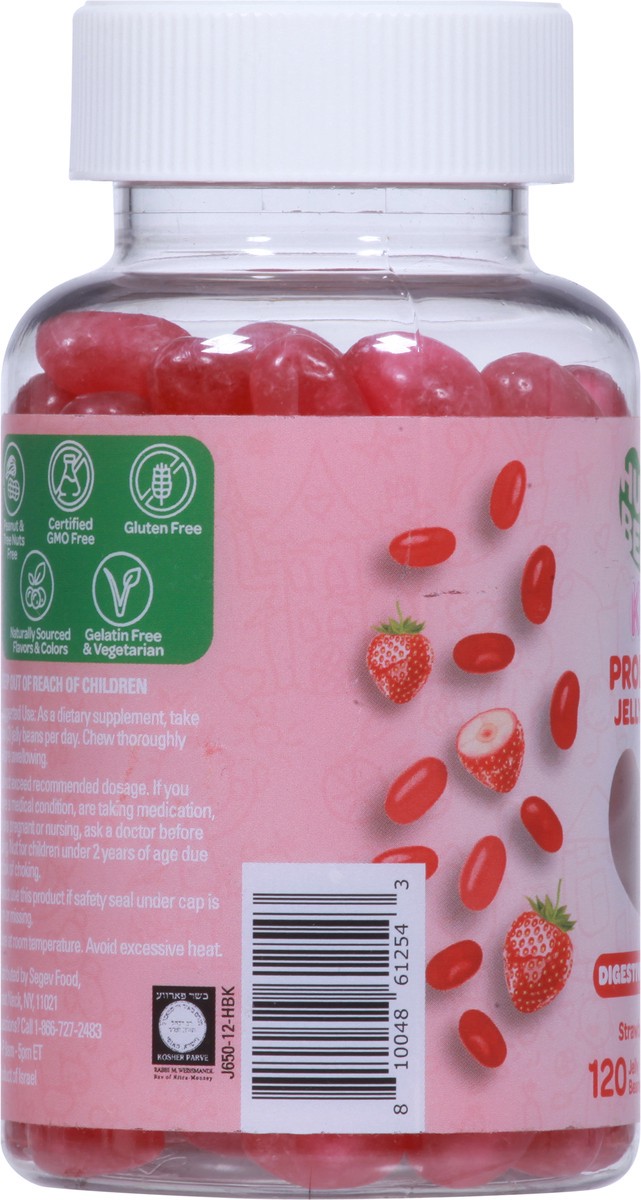 slide 9 of 9, Human Beanz Kids Probiotic Jelly Beans - Strawberry Blast, 120 ct