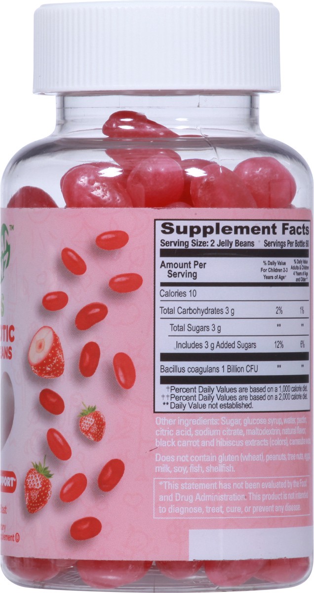 slide 2 of 9, Human Beanz Kids Probiotic Jelly Beans - Strawberry Blast, 120 ct