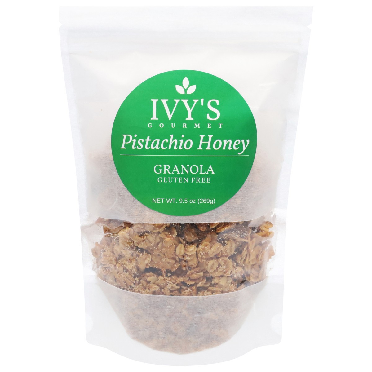 slide 4 of 4, Ivy's Gourmet Pistachio Honey Granola 9.5 oz, 9.5 oz