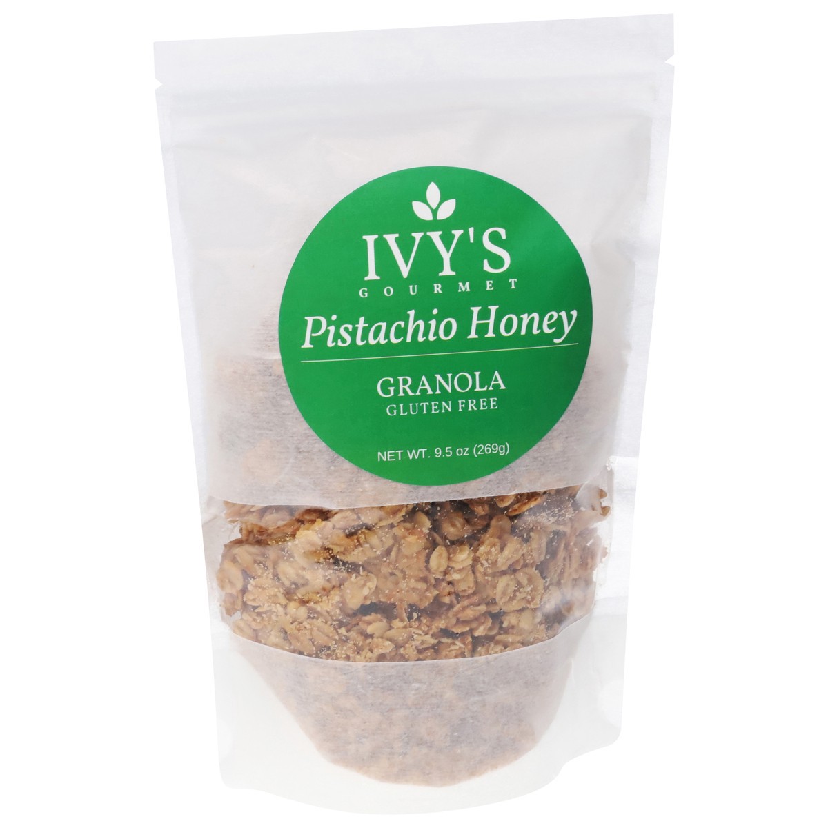 slide 3 of 4, Ivy's Gourmet Pistachio Honey Granola 9.5 oz, 9.5 oz