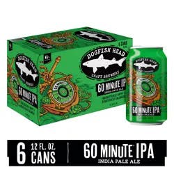 Dogfish Head Beer 60 Minute IPA (12 fl. oz. Can, 6pk.)